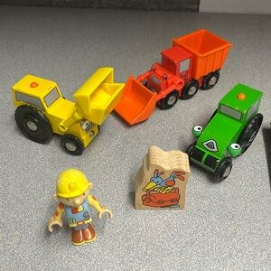 Bob the Builder Brio train set 5 pieces